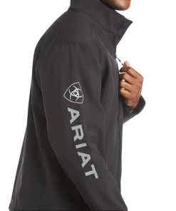 'Ariat' Men's Logo 2.0 Softshell Jacket - Black