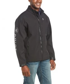 'Ariat' Men's Logo 2.0 Softshell Jacket - Black