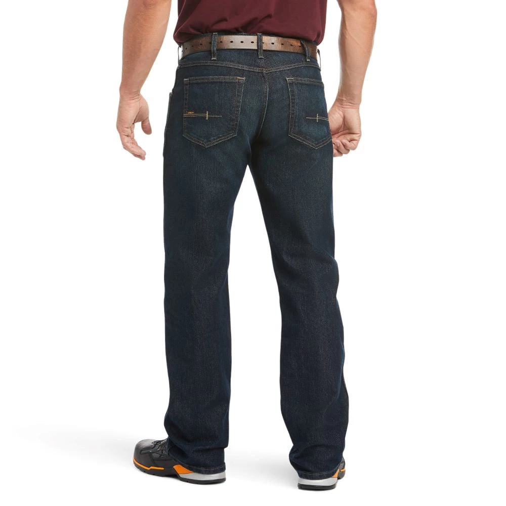 'Ariat' Men's Rebar M5 Slim Straight Leg - Blackstone 4 'Ariat' Men's Rebar M5 Slim Straight Leg - Blackstone