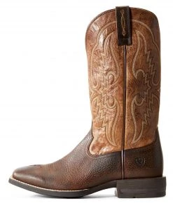 'Ariat' Men's 13" Round Pen Shock Shield - Copper / Tan