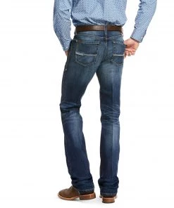 'Ariat' Men's Ford M4 Chandler Boot Cut - Dark Stonewash