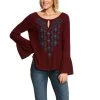 'Ariat' Women's Jackson Tunic - Berry Bark