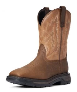 'Ariat' Men's Big Rig EH WP Soft Toe - Rye Brown 11 'Ariat' Men's Big Rig EH WP Soft Toe - Rye Brown