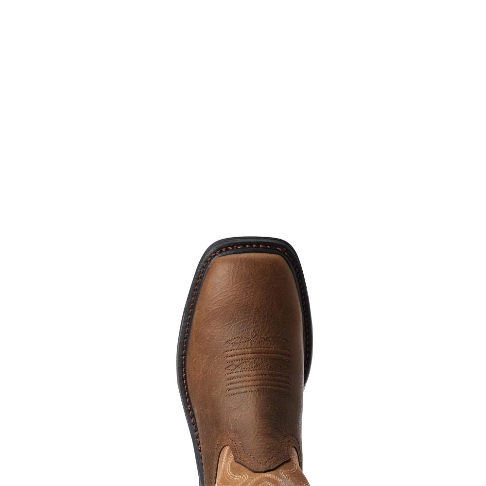 'Ariat' Men's Big Rig EH WP Soft Toe - Rye Brown 4 'Ariat' Men's Big Rig EH WP Soft Toe - Rye Brown