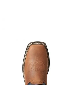 'Ariat' Women's 10" Azalea Western Square Toe - Blue / Brown