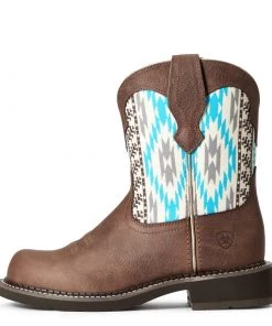 'Ariat' Women's 8" Fatbaby Heritage Twill - Dark Cottage