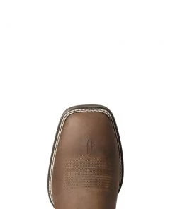 'Ariat' Men's 11" Sport Outdoor Western Square Toe - Distressed Brown