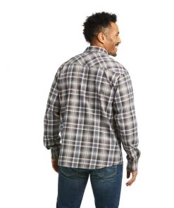 'Ariat' Men's Holland Retro Western Snap Front - Indigo