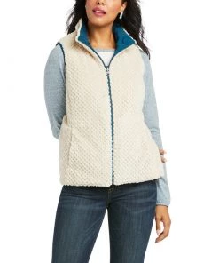'Ariat' Women's R.E.A.L. Reversible Dilon Vest - Eurasian Teal
