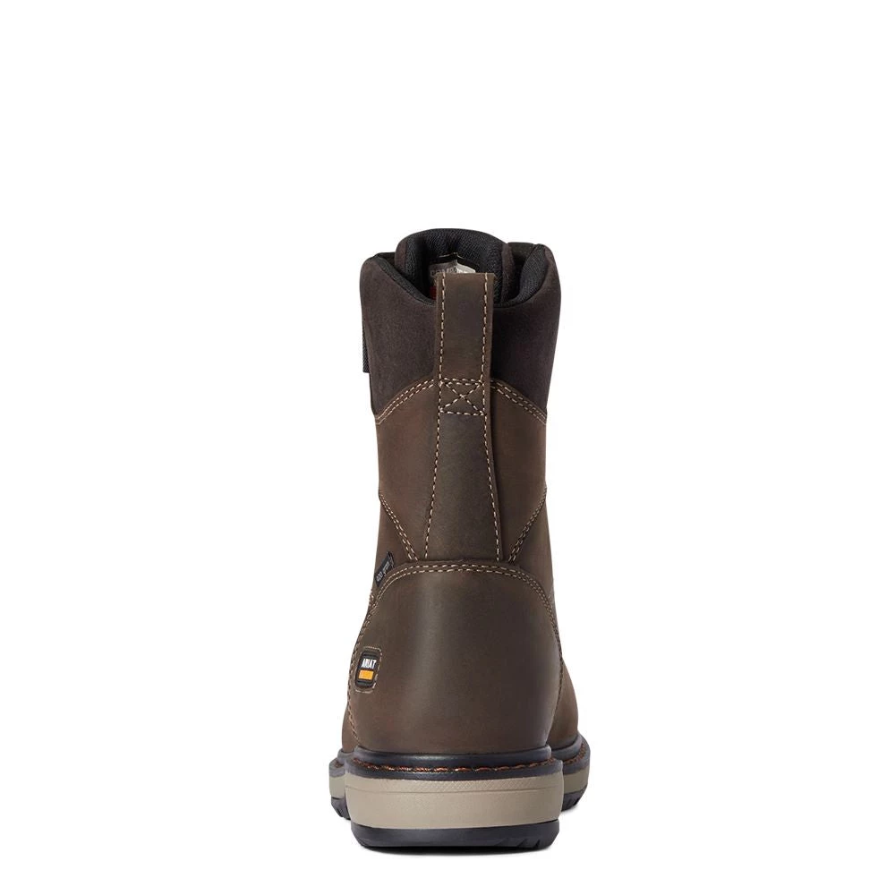 'Ariat' Women's 8" Riveter Glacier Grip 400 GR WP Comp Toe - Dark Brown 6 'Ariat' Women's 8" Riveter Glacier Grip 400 GR WP Comp Toe - Dark Brown
