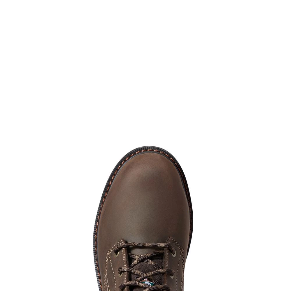 'Ariat' Women's 8" Riveter Glacier Grip 400 GR WP Comp Toe - Dark Brown 4 'Ariat' Women's 8" Riveter Glacier Grip 400 GR WP Comp Toe - Dark Brown