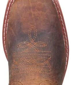 Smoky Mountain Boots 'Smoky Mountain' Children's Jesse Western Square Toe - Brown / Burnt Apple