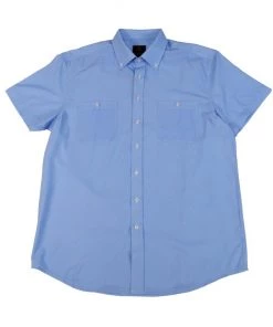 FX Fusion 'F/X Fusion' Men's Stretch Print Button Down - Regatta