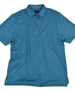 FX Fusion 'F/X Fusion' Men's Pin Dot Polo - Saxony