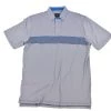 FX Fusion 'F/X Fusion' Men's Fine Line Chest Stripe Polo - Navy