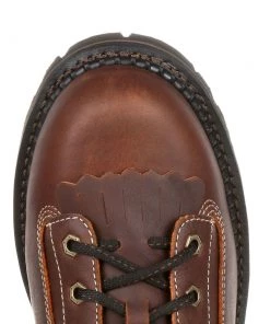 Georgia Boots 'Georgia Boot' Men's 8" AMP LT LOGGER EH WP Comp Toe - BROWN