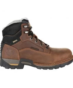 'Georgia Boots' Men's 6" Eagle One EH WP Soft Toe - Brown