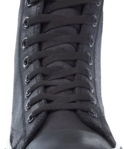 'Harley Davidson' Men's Baxter Hi-Top W/Skull - Black