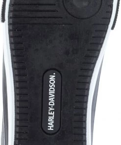 'Harley Davidson' Men's Baxter Hi-Top W/Skull - Black