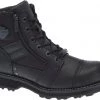 'Harley Davidson' Men's 6.25" Bonham Zip Boot - Black
