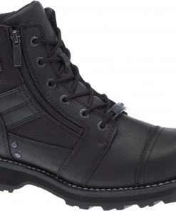 'Harley Davidson' Men's 6.25" Bonham Zip Boot - Black