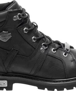 'Harley Davidson' Men's 5" Ruskin Lace Up Boot - Black