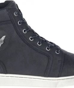 'Harley Davidson' Men's 5" Bateman Sneaker W/Metal Ankle Armor - Black