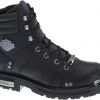 'Harley Davidson' Men's 6.25" Bonfield Zip Boot - Black