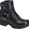 'Harley Davidson' Women's 5.5" Jocelyn Zip Boot - Black