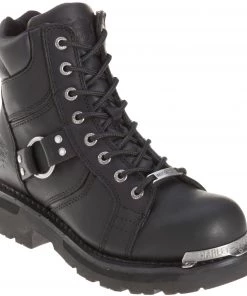 'Harley Davidson' Women's 5.5" Maddy Zip Boot - Black