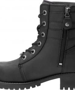 'Harley Davidson' Women's Archer Steel Toe Boot - Black