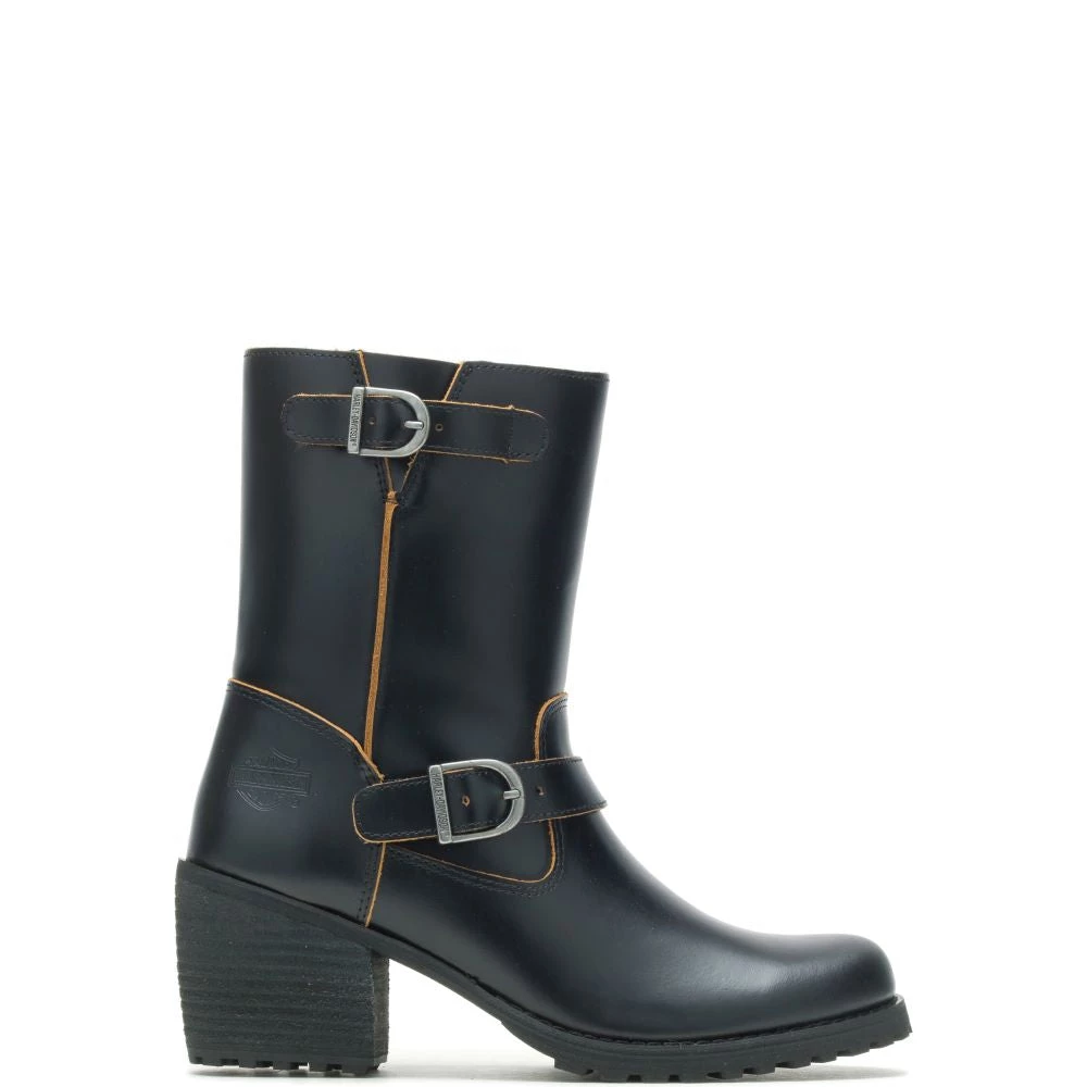 'Harley Davidson' Women's 6.5" Lalanne Engineer - Black 3 'Harley Davidson' Women's 6.5" Lalanne Engineer - Black