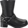 'Harley Davidson' Women's 8" Christa Harness Boot - Black 1 'Harley Davidson' Women's 8" Christa Harness Boot - Black