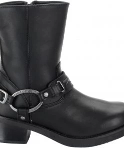'Harley Davidson' Women's 8" Christa Harness Boot - Black