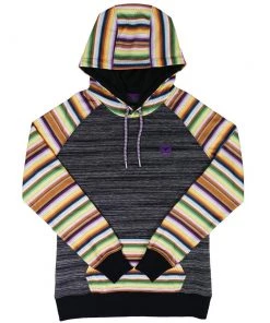 'Hooey' Women's Catalina Space Dye Hoody - Black / Serape