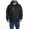 'Berne' Men's Modern Hooded Jacket - Black 1 'Berne' Men's Modern Hooded Jacket - Black