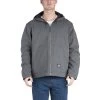 'Berne' Men's Heathered Modern Hooded Jacket - Titanium 1 'Berne' Men's Heathered Modern Hooded Jacket - Titanium