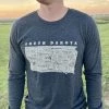 'ScratchPad Tees' Unisex Hometown SD Tee - Grey Heather