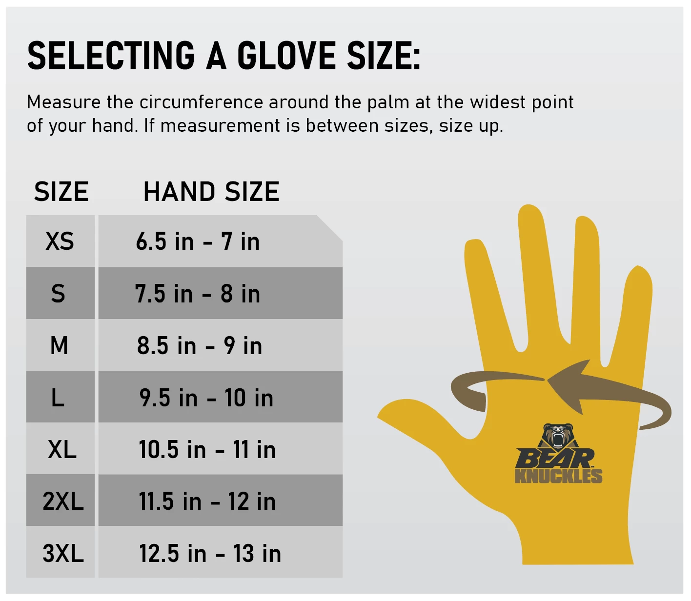 BEAR KNUCKLES LLC 'Bear Knuckles' Double Wedge™ Regular Duty Cowhide Driver Glove - Yellow Men 5 BEAR KNUCKLES LLC 'Bear Knuckles' Double Wedge™ Regular Duty Cowhide Driver Glove - Yellow Men