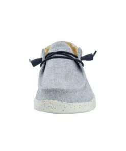 'Hey Dude' Women's Wendy Chambray - White / Blue