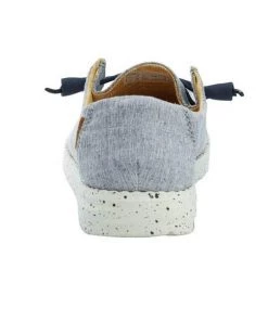 'Hey Dude' Women's Wendy Chambray - White / Blue