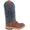 'Anderson Bean' Men's 13" Briar Mad Dog Western Square Toe - Brown / Blue