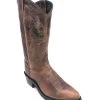 'Old West' Men's 13" Western Narrow Round Toe - Brown