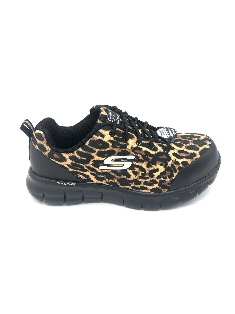 'Skechers' Women's Sure Track EH Comp Toe - Leopard 3 'Skechers' Women's Sure Track EH Comp Toe - Leopard
