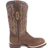 Tanner Mark Boots 'Tanner Mark' Men's 13" Western Square Toe - Brown / Brown 2 Tanner Mark Boots 'Tanner Mark' Men's 13" Western Square Toe - Brown / Brown