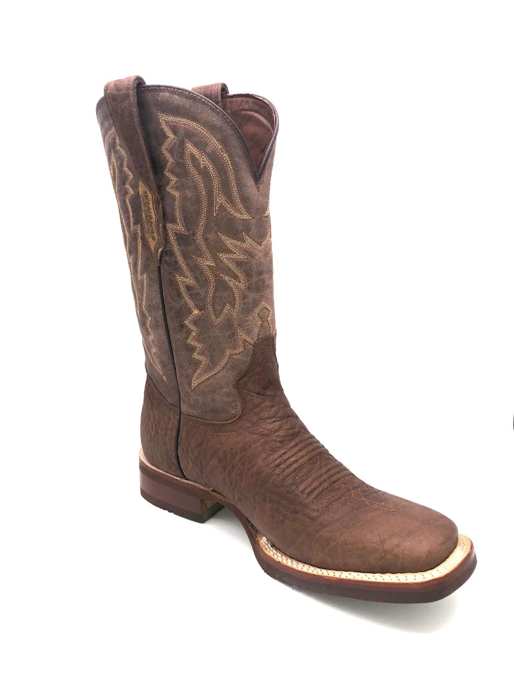 Tanner Mark Boots 'Tanner Mark' Men's 13" Western Square Toe - Brown / Brown 7 Tanner Mark Boots 'Tanner Mark' Men's 13" Western Square Toe - Brown / Brown