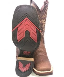 Tanner Mark Boots 'Tanner Mark' Men's 13" Western Square Toe - Brown / Brown 11 Tanner Mark Boots 'Tanner Mark' Men's 13