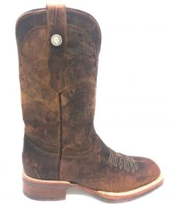 Tanner Mark Boots 'Tanner Mark' Men's 13" Western Square Toe - Buffalo Honey / Mad Dog Honey