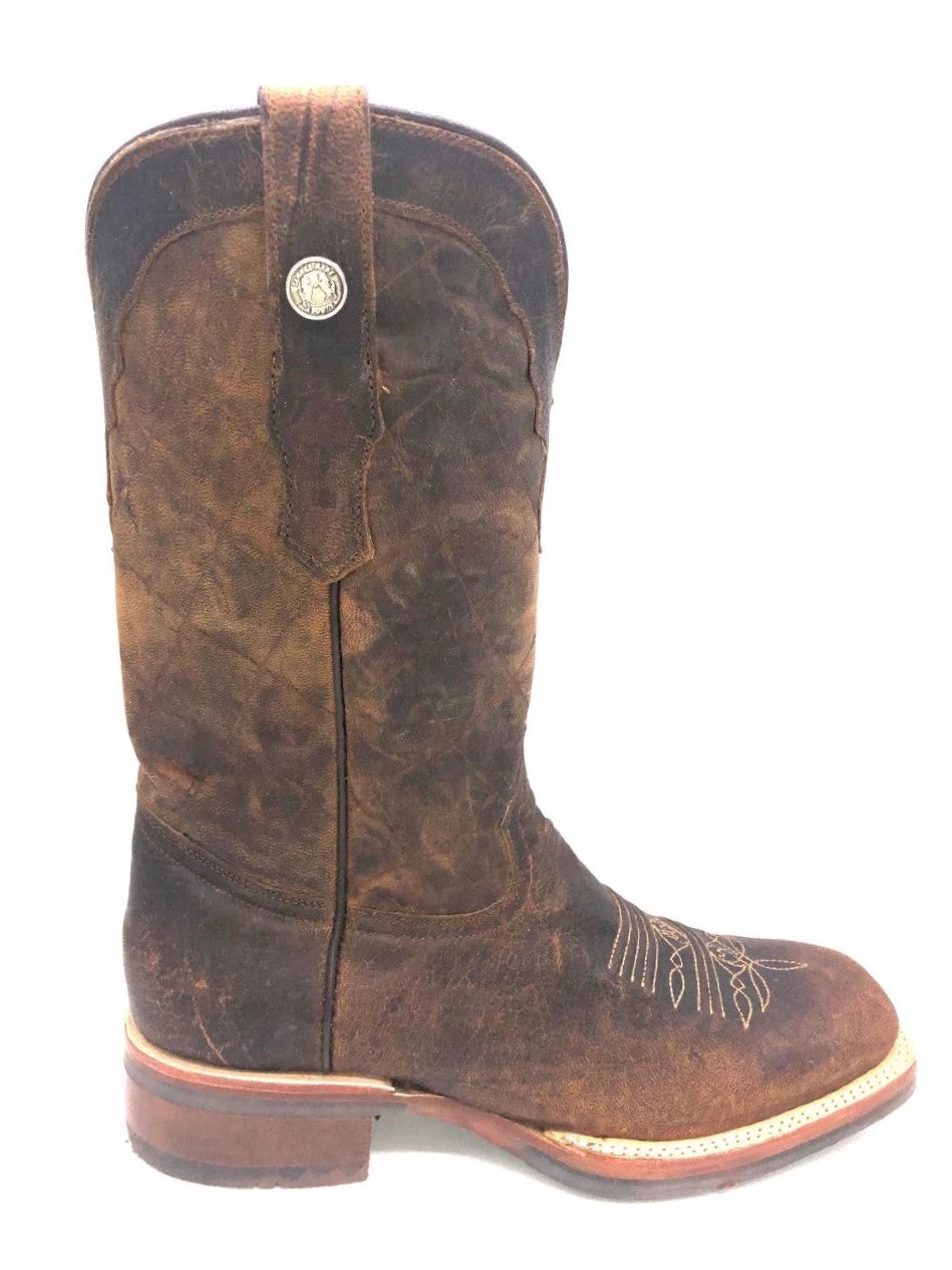 Tanner Mark Boots 'Tanner Mark' Men's 13" Western Square Toe - Buffalo Honey / Mad Dog Honey 3 Tanner Mark Boots 'Tanner Mark' Men's 13" Western Square Toe - Buffalo Honey / Mad Dog Honey