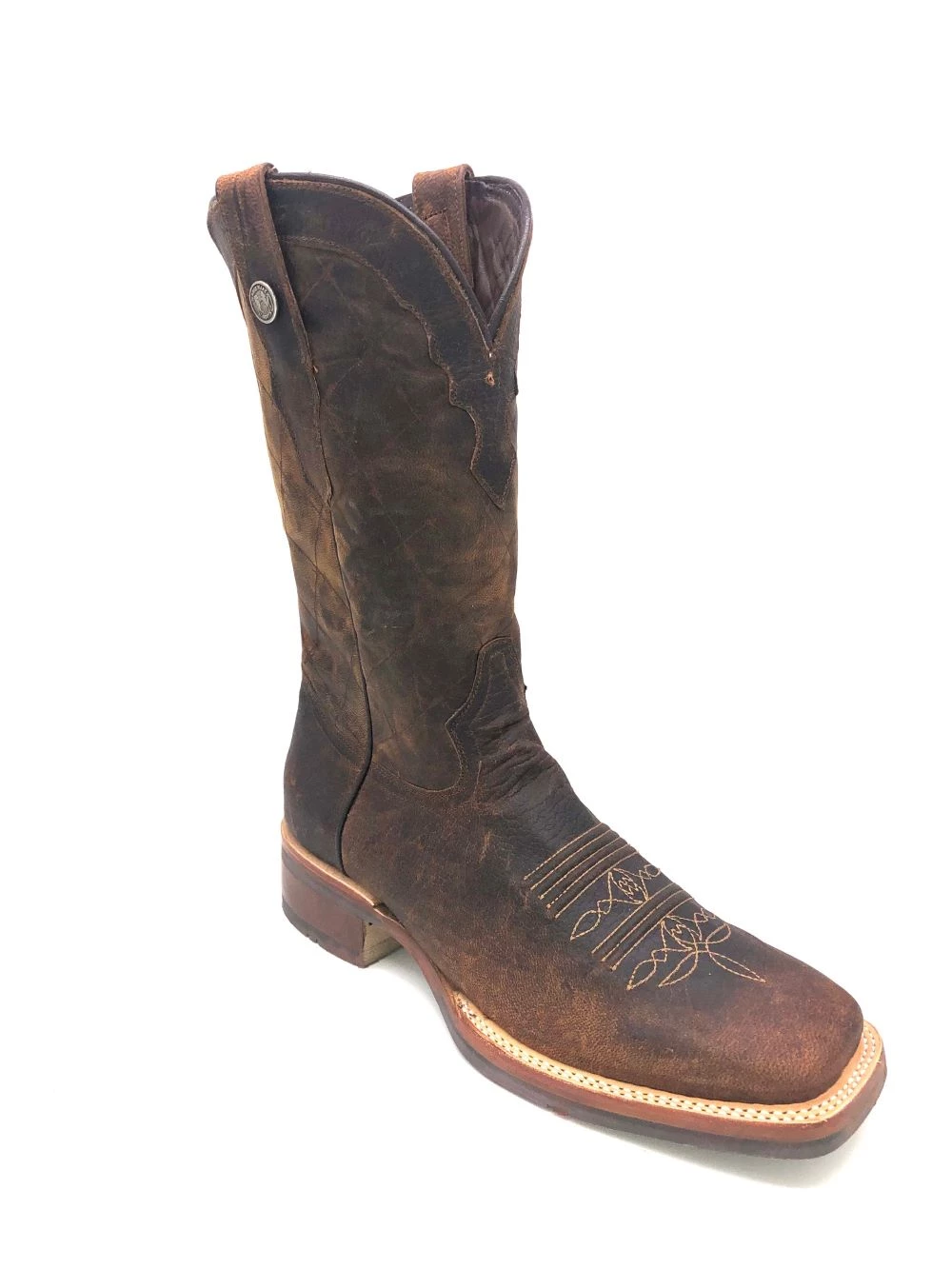 Tanner Mark Boots 'Tanner Mark' Men's 13" Western Square Toe - Buffalo Honey / Mad Dog Honey 8 Tanner Mark Boots 'Tanner Mark' Men's 13" Western Square Toe - Buffalo Honey / Mad Dog Honey